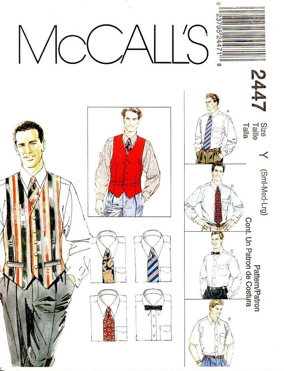 McCall's 2447 - necktie pattern