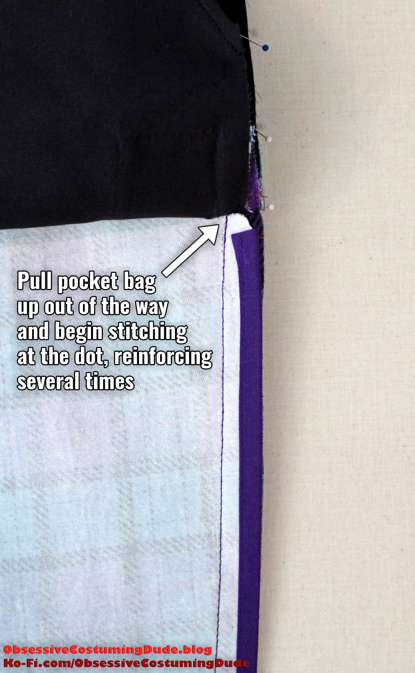 Joker trousers sewing tutorial - Obsessive Costuming Dude