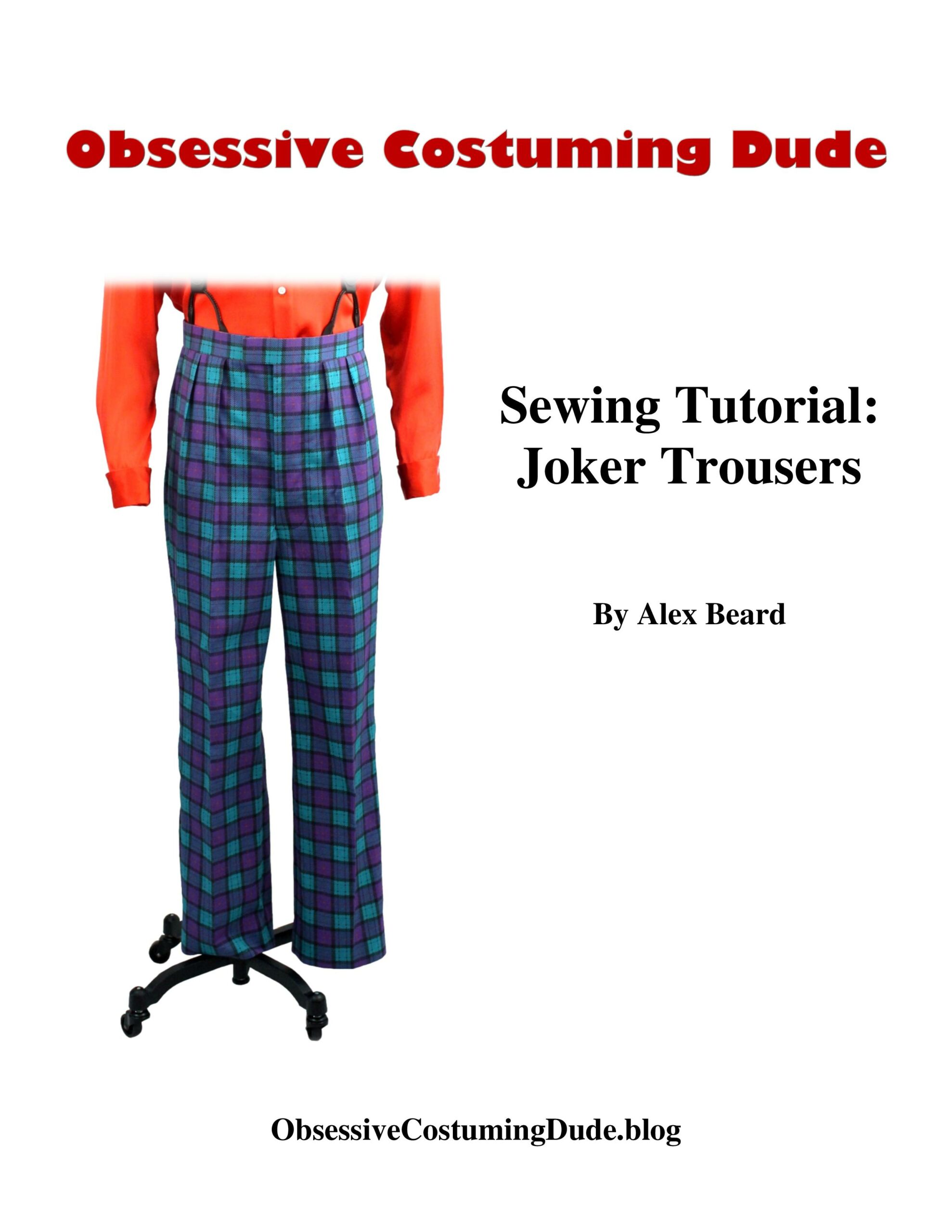 Joker Trousers Sewing Tutorial Obsessive Costuming Dude